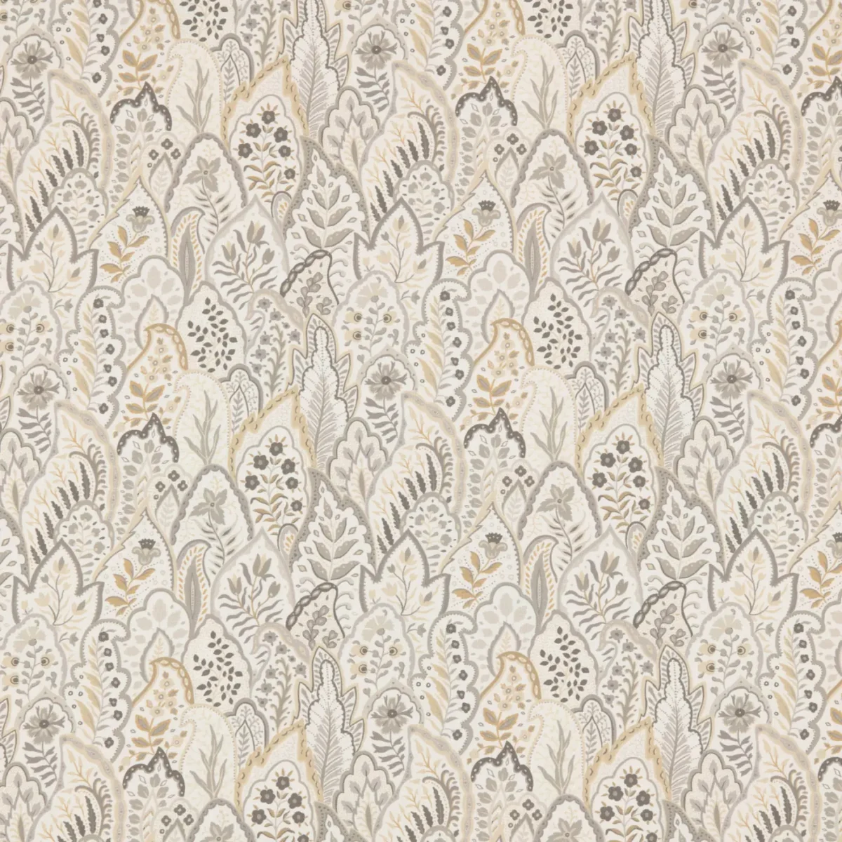 Hitherhill Fabric from Warwick Hampton Prints collection - neutral botanical printed
