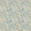 Hitherhill Fabric from Warwick Hampton Prints collection - blue botanical printed