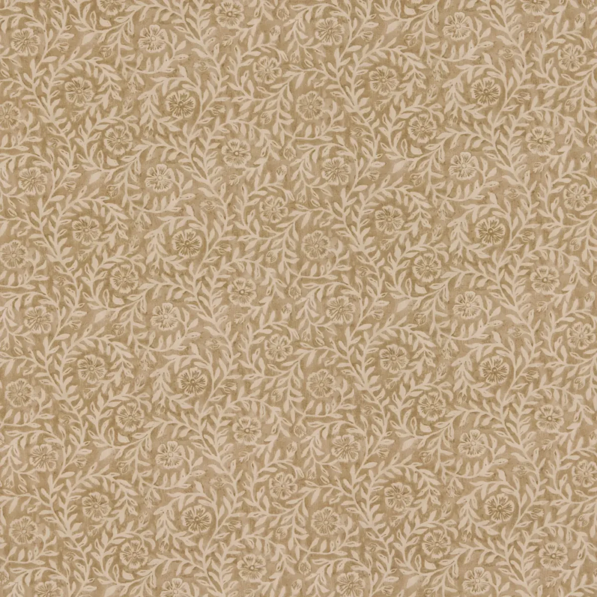 Manorville Fabric - Dune by Manorville Fabric from Warwick Hampton Prints collection - neutral botanical printed