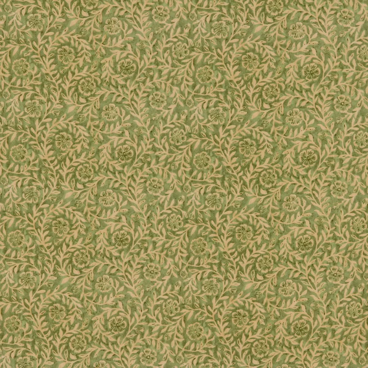 Manorville Fabric - Kelp by Manorville Fabric from Warwick Hampton Prints collection - green botanical printed