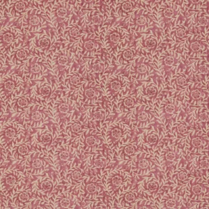 Manorville Fabric from Warwick Hampton Prints collection - red botanical printed