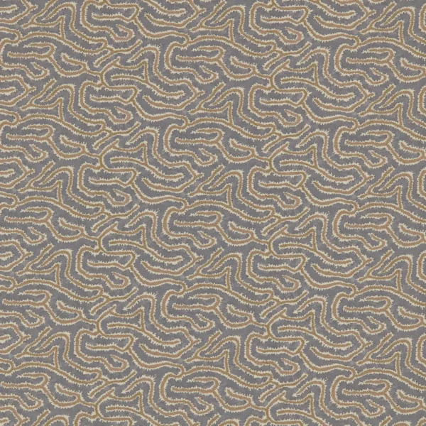 Noyack Fabric - Rockport by Noyack Fabric from Warwick Hampton Prints collection - black-grey misc printed