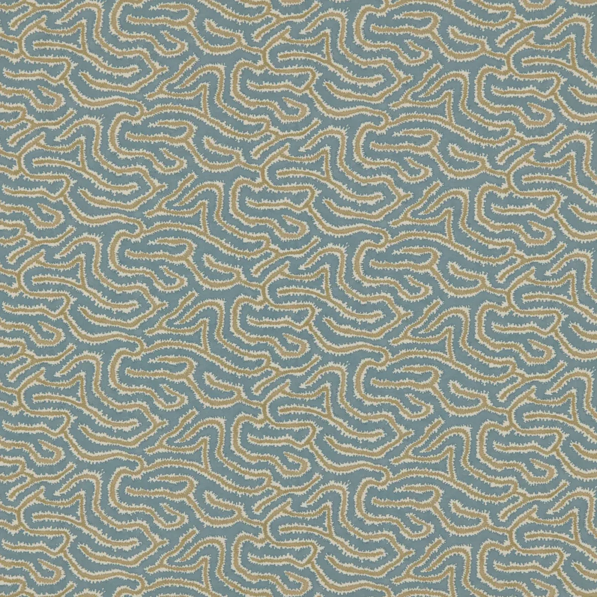 Noyack Fabric - Saltwater by Noyack Fabric from Warwick Hampton Prints collection - blue misc printed