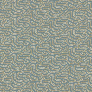 Noyack Fabric from Warwick Hampton Prints collection - blue misc printed