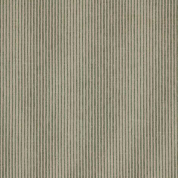Shoreham Fabric - Spring by Shoreham Fabric from Warwick Hampton Prints collection - green striped printed