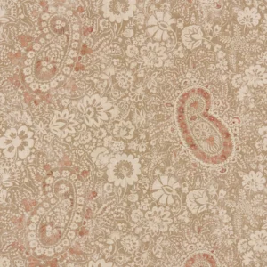 Southold Fabric from Warwick Hampton Prints collection - red misc printed