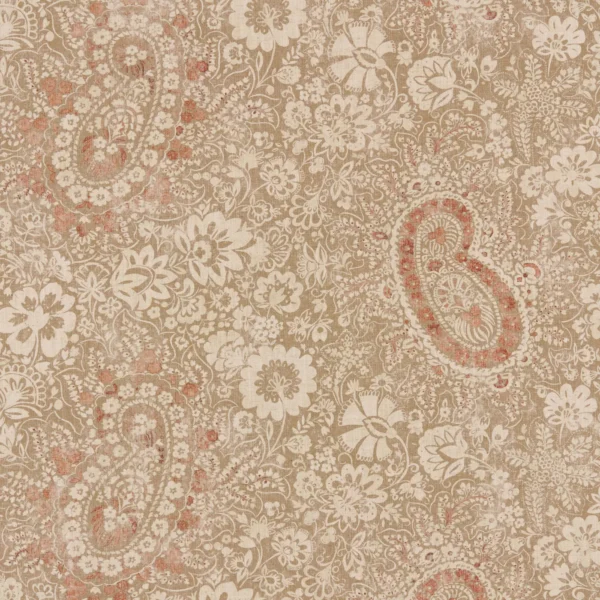 Southold Fabric - Coralee by Southold Fabric from Warwick Hampton Prints collection - red misc printed