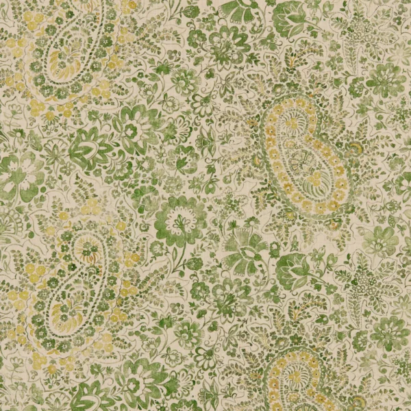 Southold Fabric from Warwick Hampton Prints collection - green misc printed
