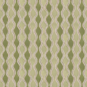 Wading Fabric from Warwick Hampton Prints collection - green misc printed