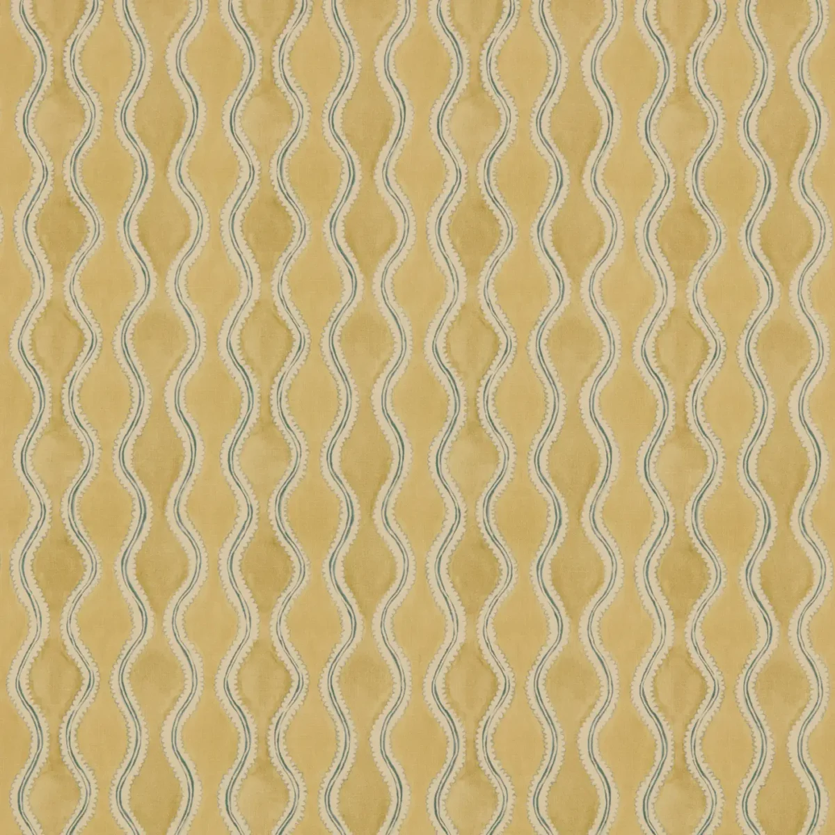 Wading Fabric - Sunkiss by Wading Fabric from Warwick Hampton Prints collection - yellow misc printed