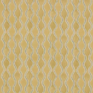 Wading Fabric from Warwick Hampton Prints collection - yellow misc printed