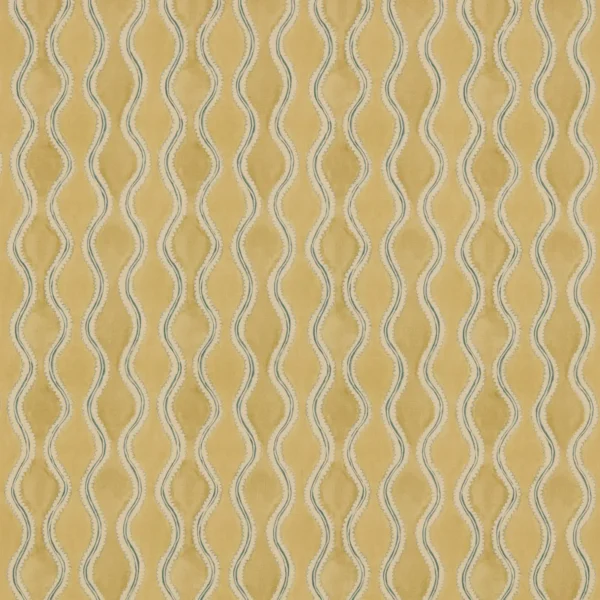 Wading Fabric from Warwick Hampton Prints collection - yellow misc printed