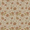 Wainscott Fabric from Warwick Hampton Prints collection - red botanical printed