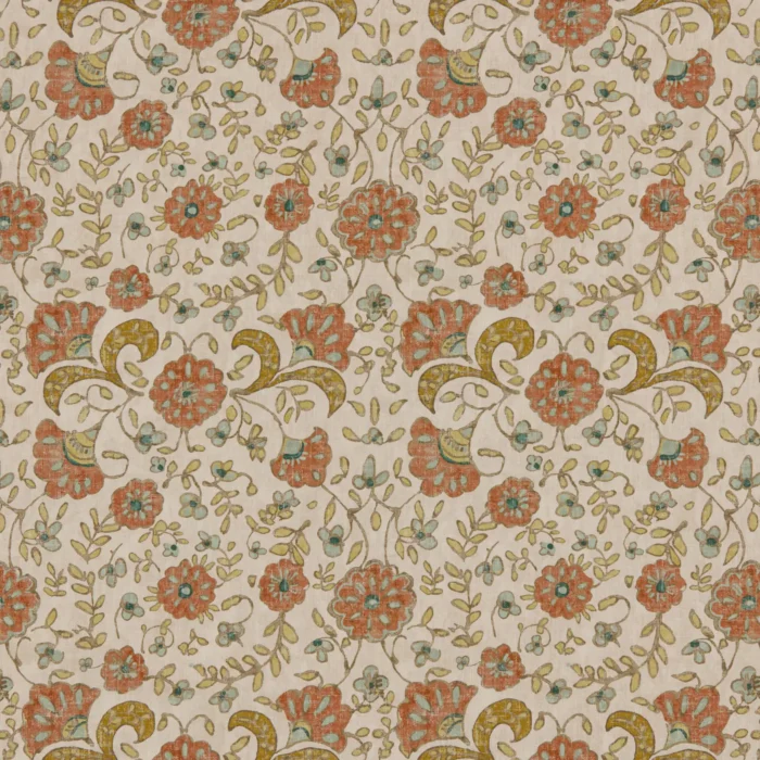 Wainscott Fabric - Coralee swatch