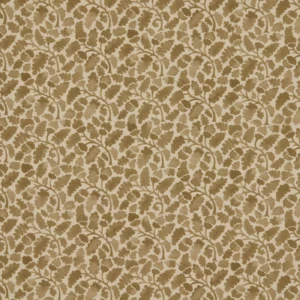 Woodcliff Fabric from Warwick Hampton Prints collection - brown botanical printed