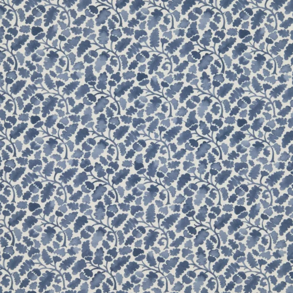 Woodcliff Fabric - Nautica by Woodcliff Fabric from Warwick Hampton Prints collection - blue botanical printed