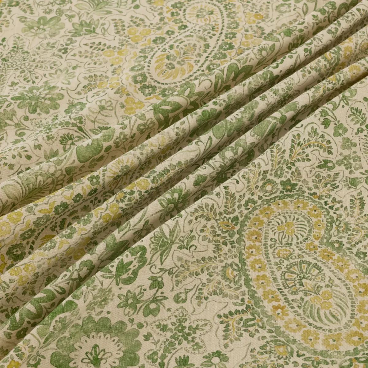Southold Fabric - Spring by Southold Fabric from Warwick Hampton Prints collection - green misc printed