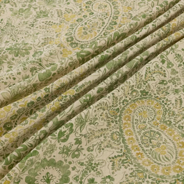 Southold Fabric from Warwick Hampton Prints collection - green misc printed