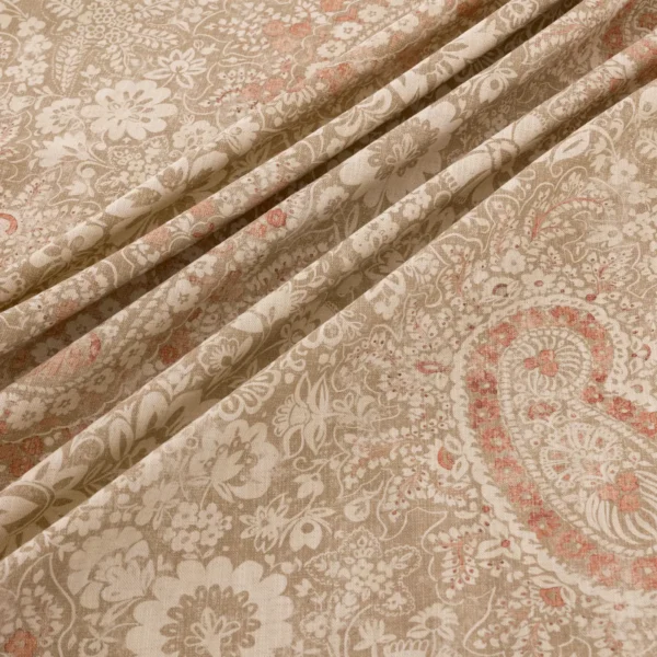 Southold Fabric - Coralee by Southold Fabric from Warwick Hampton Prints collection - red misc printed