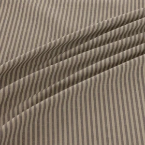 Shoreham Fabric from Warwick Hampton Prints collection - black-grey striped printed