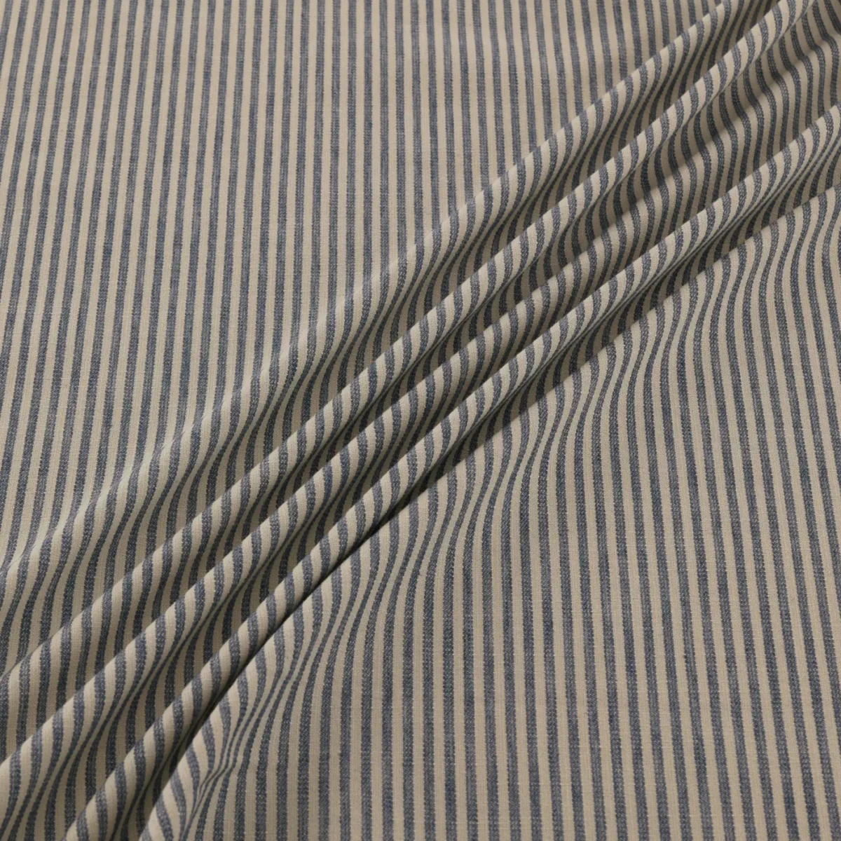 Shoreham Fabric - Nautica by Shoreham Fabric from Warwick Hampton Prints collection - blue striped printed
