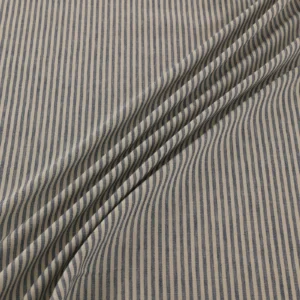 Shoreham Fabric from Warwick Hampton Prints collection - blue striped printed