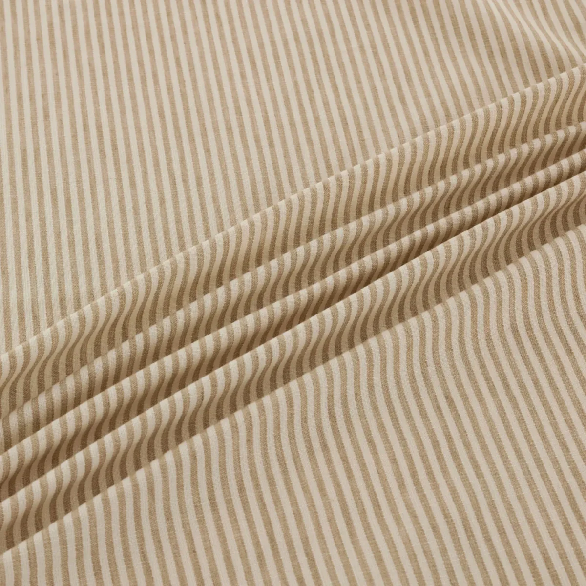 Shoreham Fabric - Papyrus by Shoreham Fabric from Warwick Hampton Prints collection - neutral striped printed