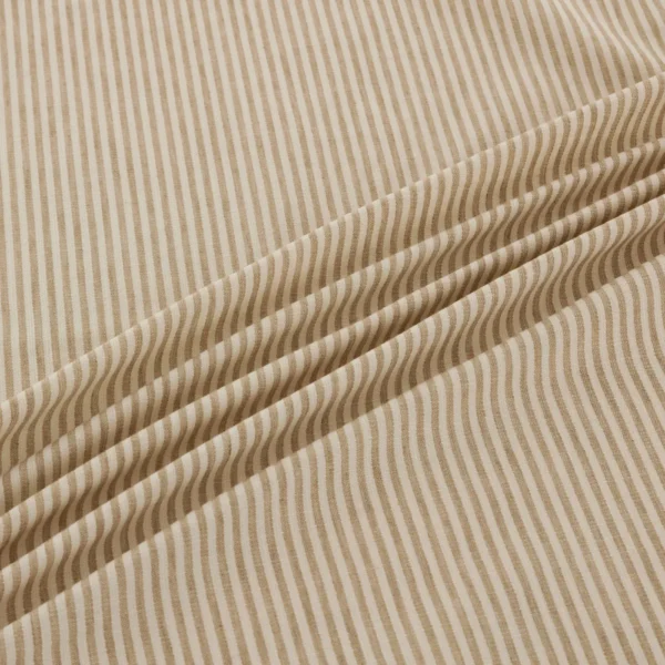 Shoreham Fabric from Warwick Hampton Prints collection - neutral striped printed
