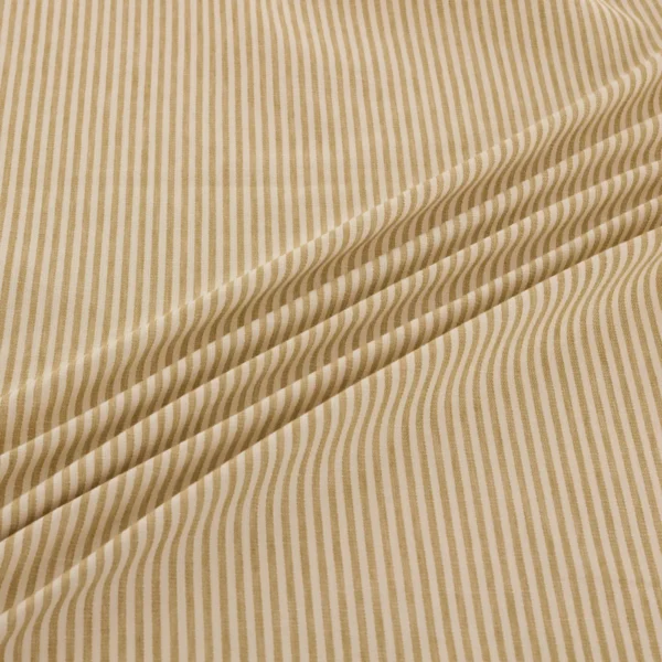 Shoreham Fabric from Warwick Hampton Prints collection - yellow striped printed