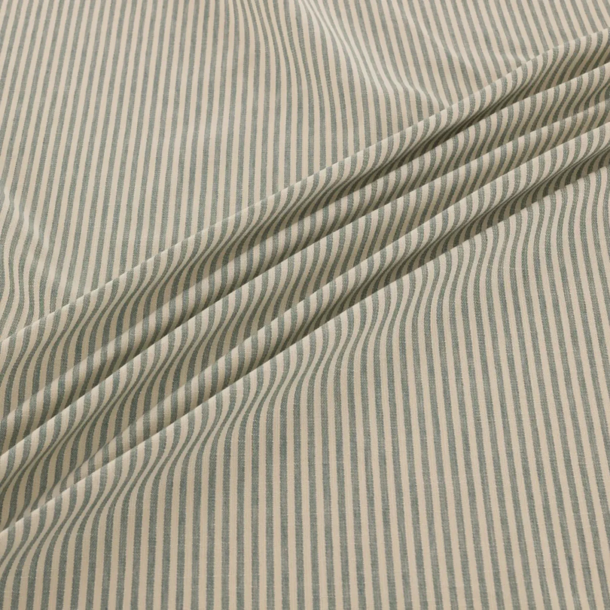 Shoreham Fabric - Saltwater by Shoreham Fabric from Warwick Hampton Prints collection - green striped printed