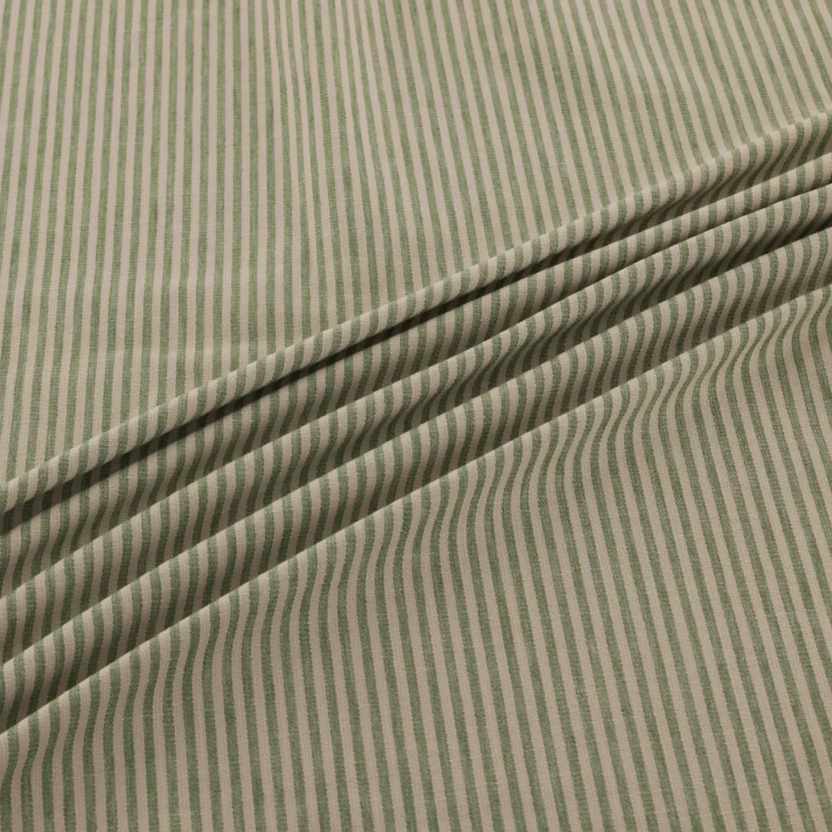 Shoreham Fabric - Spring by Shoreham Fabric from Warwick Hampton Prints collection - green striped printed