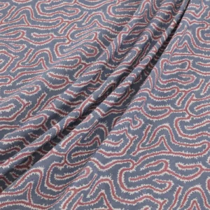 Noyack Fabric from Warwick Hampton Prints collection - blue misc printed