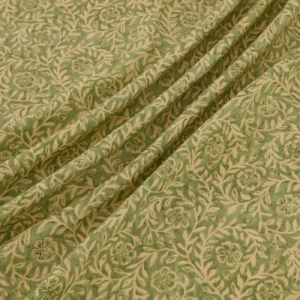 Manorville Fabric from Warwick Hampton Prints collection - green botanical printed
