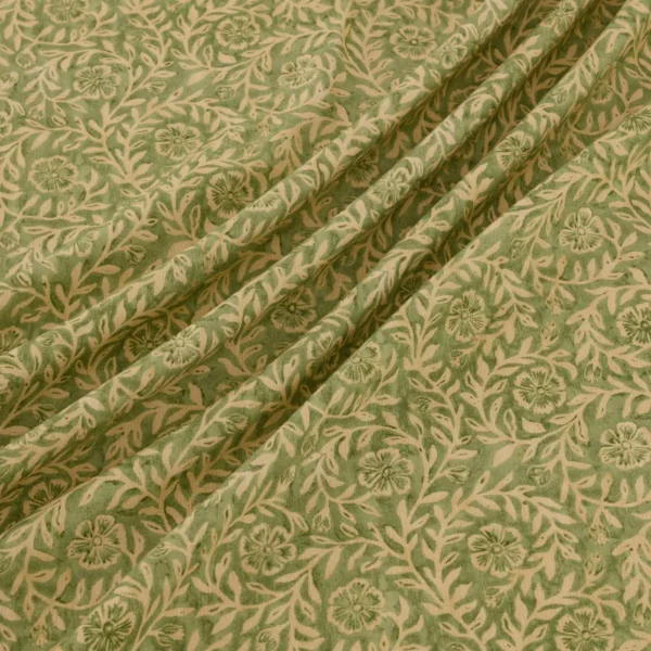 Manorville Fabric - Kelp by Manorville Fabric from Warwick Hampton Prints collection - green botanical printed
