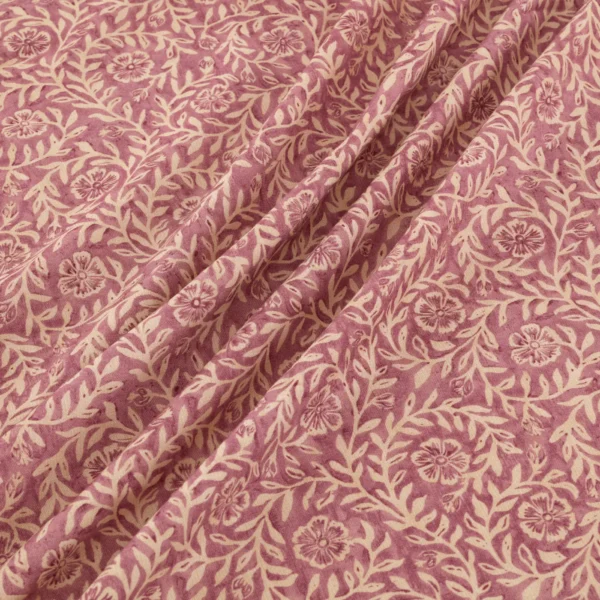 Manorville Fabric - Rosehip by Manorville Fabric from Warwick Hampton Prints collection - red botanical printed