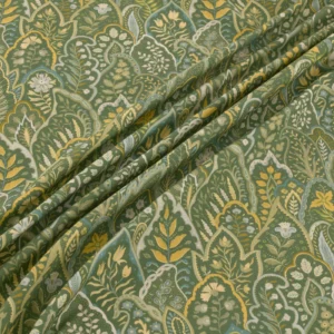 Hitherhill Fabric from Warwick Hampton Prints collection - green botanical printed