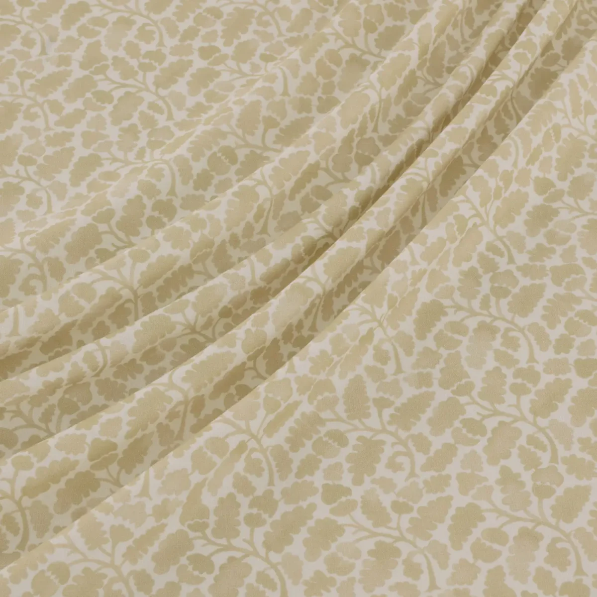 Woodcliff Fabric - Oyster by Woodcliff Fabric from Warwick Hampton Prints collection - neutral botanical printed