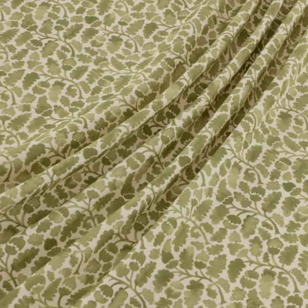 Woodcliff Fabric - Kelp by Woodcliff Fabric from Warwick Hampton Prints collection - green botanical printed