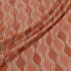 Wading Fabric from Warwick Hampton Prints collection - red misc printed
