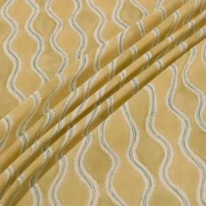 Wading Fabric from Warwick Hampton Prints collection - yellow misc printed