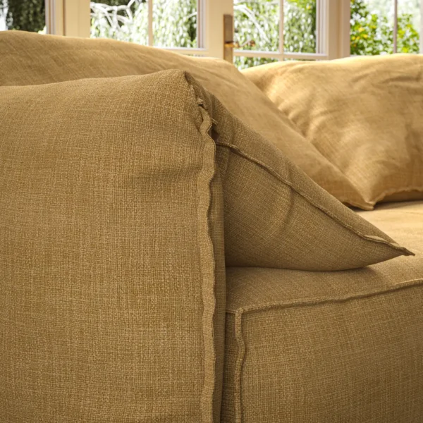 Jaeger Fabric - Buttercup by Jaeger Fabric from Warwick Jaeger collection - yellow plain woven
