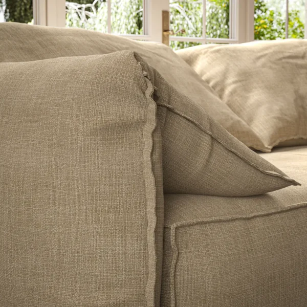 Jaeger Fabric - Flax by Jaeger Fabric from Warwick Jaeger collection - neutral plain woven
