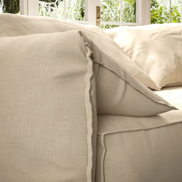 Jaeger Fabric - Ecru by Jaeger Fabric from Warwick Jaeger collection - white plain woven