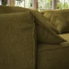 Jaeger Fabric from Warwick Jaeger collection - green plain woven