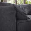 Jaeger Fabric from Warwick Jaeger collection - blue plain woven
