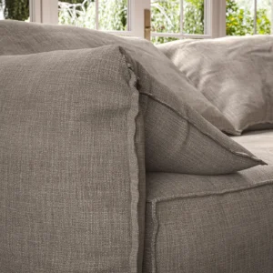 Jaeger Fabric from Warwick Jaeger collection - black-grey plain woven
