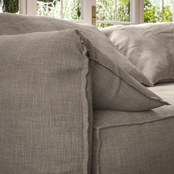 Jaeger Fabric - Limestone by Jaeger Fabric from Warwick Jaeger collection - black-grey plain woven