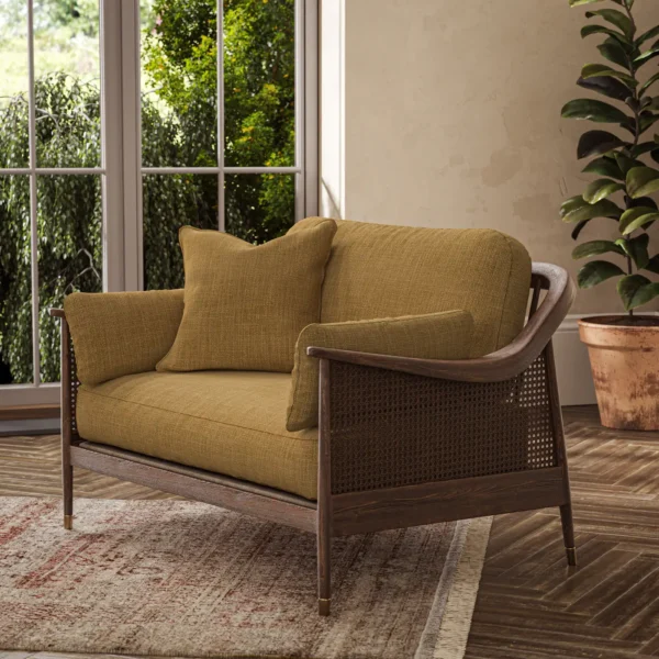 Jaeger Fabric - Buttercup by Jaeger Fabric from Warwick Jaeger collection - yellow plain woven