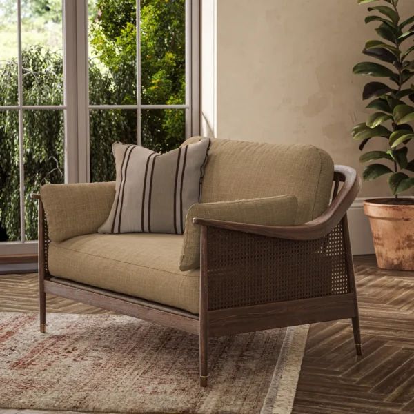 Jaeger Fabric - Hessian by Jaeger Fabric from Warwick Jaeger collection - neutral plain woven