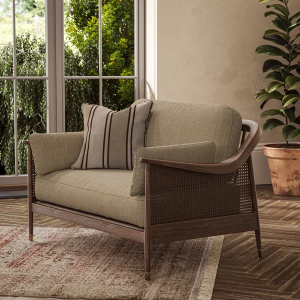 Jaeger Fabric - Linen by Jaeger Fabric from Warwick Jaeger collection - neutral plain woven
